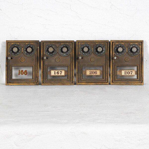Vintage P.O. Box Door Set